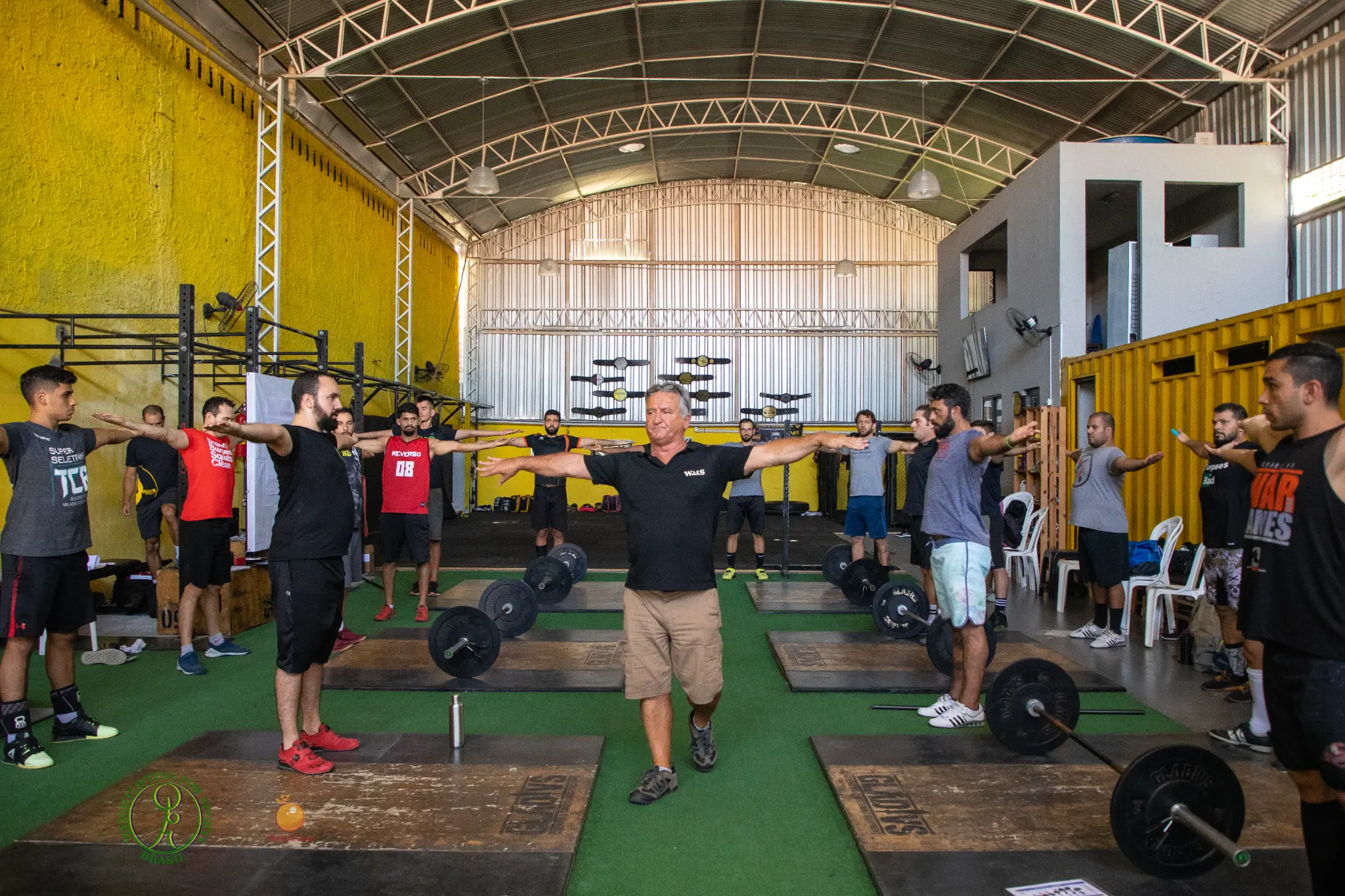 Treinamento de levantamento de peso
